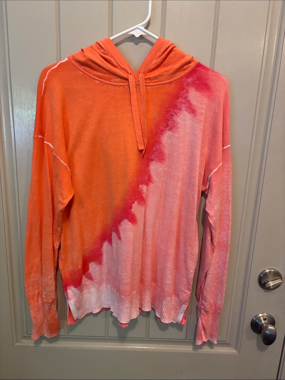 CHARLIE B Bright Orange Hooded Pullover